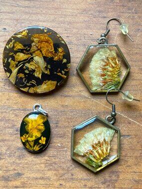 Beautiful botanical jewelry collection